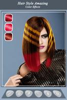 Girls Hair Color Effect - Girls Photo Editor स्क्रीनशॉट 1