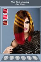 Girls Hair Color Effect - Girls Photo Editor captura de pantalla 1