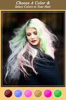 Girls Hair Color Effect - Girls Photo Editor स्क्रीनशॉट 2