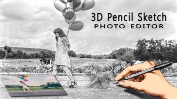 Pencil Mirror Sketch Photo Editor Cartaz