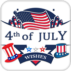 4th July Wishes biểu tượng