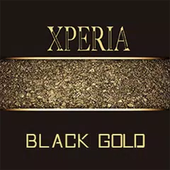 TM Xperia Theme Black Gold