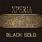 TM Xperia Theme Black Gold أيقونة