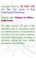 برنامه‌نما Dictionary for Children عکس از صفحه