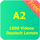 1000 Videos A2 Deutsch lernen icône