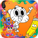 🔷🎨 |gumball| 🎨🔷coloring book cartoon APK
