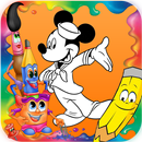 🔷🎨 |mickey mouse| 🎨🔷coloring book cartoon APK