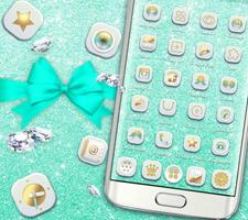 Tiffany Blue Bow Theme syot layar 1