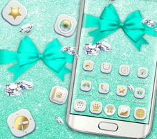 Tiffany Blue Bow Theme syot layar 2