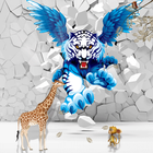 3D Tiger Icon Theme Zeichen
