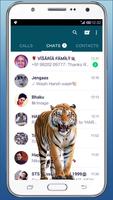 Tiger hambriento en el teléfono de miedo broma captura de pantalla 2