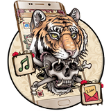 Icona Tiger Tattoo Skull