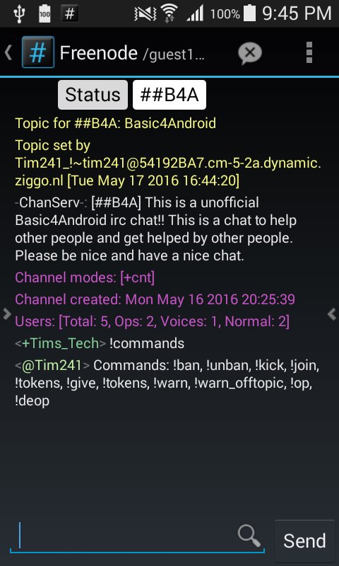 Tim S Irc Bot For Android Apk Download