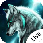 Timber Wolf Live Wallpaper icône