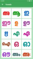 Malayalam Alphabets captura de pantalla 1