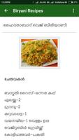 Biryani Recipes in Malayalam capture d'écran 2