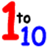 Numbers 1-10 ikona