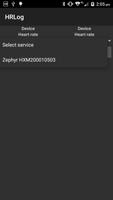 Bluetooth LE Heart Rate Logger Screenshot 1