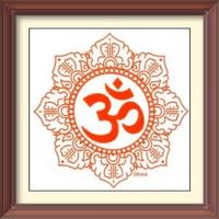 6 Om chanting mantras for peace Affiche