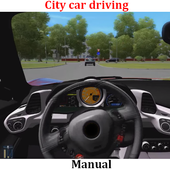 City car driving Manual icon