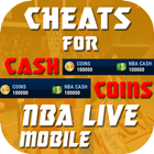 Cheats For Nba live Mobile Prank! biểu tượng