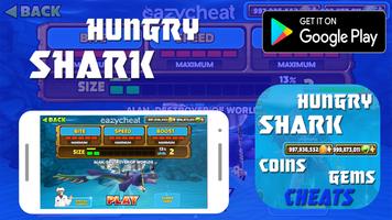 Cheats For Hungry Shark Prank! الملصق