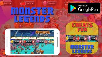 Cheats For Monster Legends Prank! الملصق