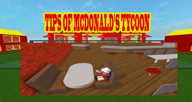 Tips of Mcdonald's Tycoon Roblox Affiche