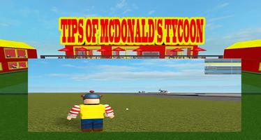 Tips of Mcdonald's Tycoon Roblox capture d'écran 2