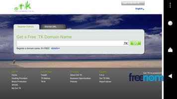 FREE Domain (freedomain.tk) Affiche