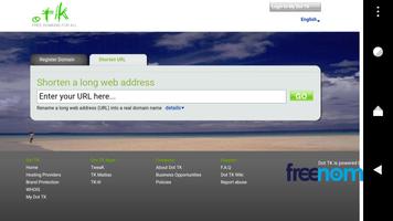 FREE Domain (freedomain.tk) screenshot 1