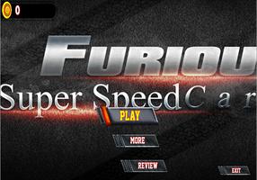 Furious Super Speed Car 3D Plakat