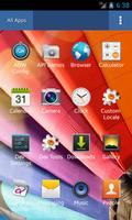 برنامه‌نما Galaxy S4 Theme HD Free (ADW) عکس از صفحه