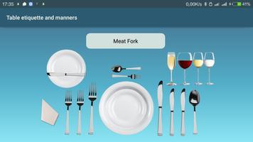 Etiquette and table manners (F capture d'écran 1