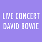 Live Concert David Bowie icon