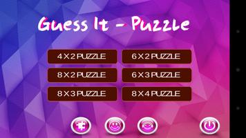 Guess it puzzle plakat