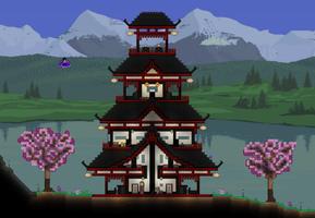 Terraria Oriental House Design 截图 3