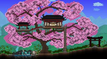 Terraria Oriental House Design 截图 1