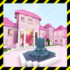Luxurious Pink House. Map for MCPE biểu tượng