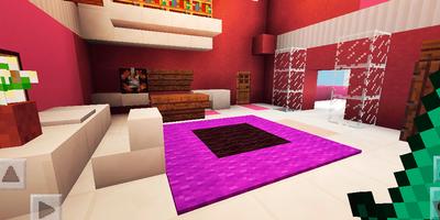 Luxurious Pink House. Map for MCPE 스크린샷 2