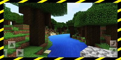 Medieval Town. Map for MCPE poster