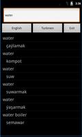 Turkmen English Dictionary โปสเตอร์