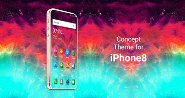 Theme & Launcher For Iphone 8 | Iphone 8 Plus capture d'écran 1