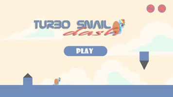 Escargot Turbo Dash Affiche