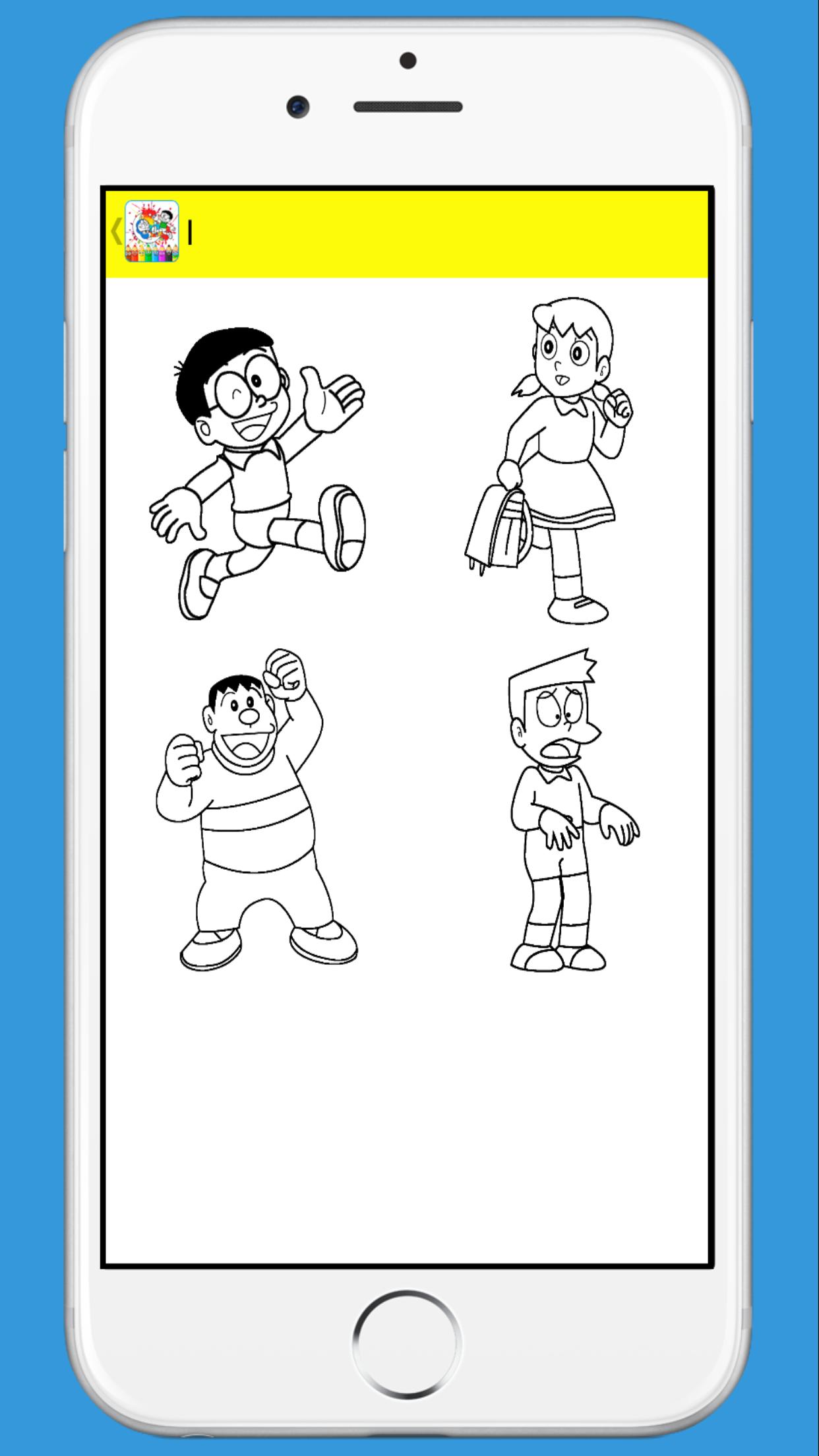 Download Doraemon Coloring Page For Kids For Android Apk Download