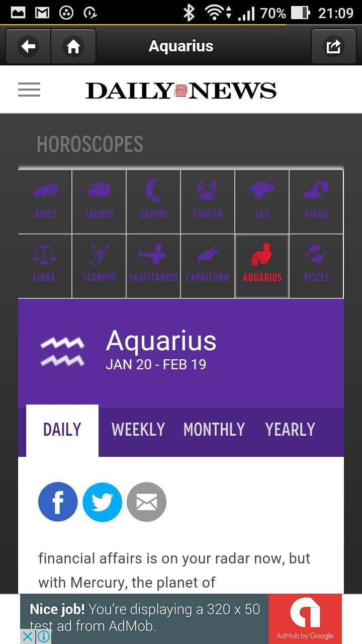 Newspaper Daily Horoscopes APK for Android Download