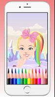 Draw and Coloring Jojo Siwa 포스터