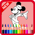 Coloring Book Mickey of Minnie icon