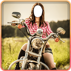 Bike Photo Suit For Girls simgesi