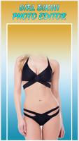 Girl Bikini Photo Editor Affiche